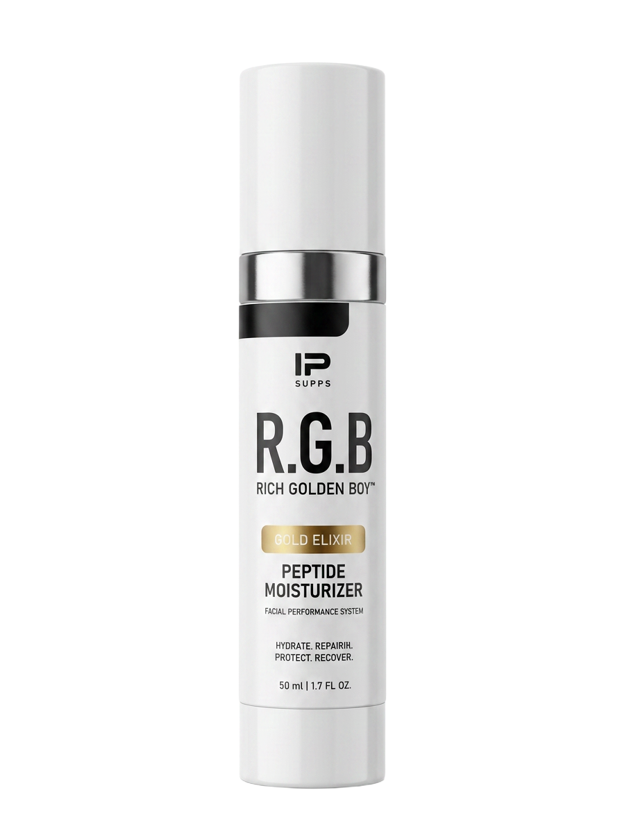 R.G.B. Gold Elixir peptide moisturizer 50 ml bottle